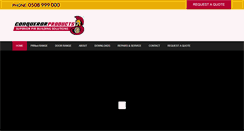 Desktop Screenshot of conquerorproducts.com